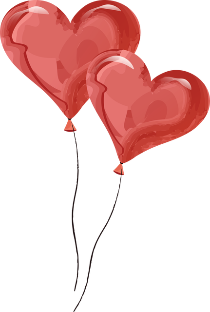 Digital PNG Illustration of Red Heart Balloons on Transparent Background - Download Free Stock Videos Pikwizard.com