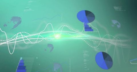 Futuristic Digital Data Processing with Global Network Connections - Download Free Stock Images Pikwizard.com