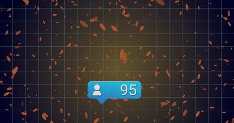 Digital Network Notification with Social Growth Concept