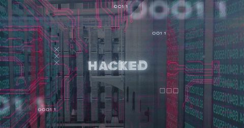 Advanced Cybersecurity Breach in Modern Data Center with Code - Download Free Stock Images Pikwizard.com