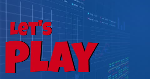 Data Processing Animation with Playful Text Overlay