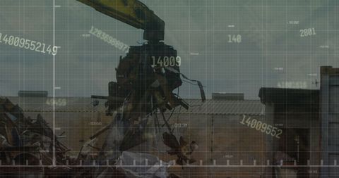 Integration of data analytics with junkyard machinery