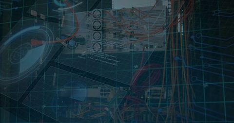 Digital Networking Technology and Data Processing Concept - Download Free Stock Images Pikwizard.com