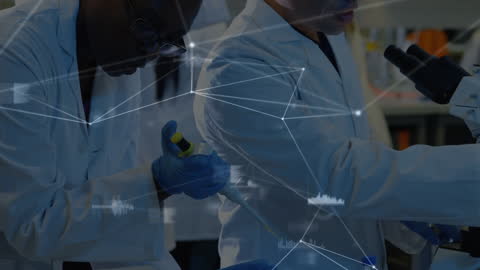 Diverse Scientists Studying in the Modern Laboratory