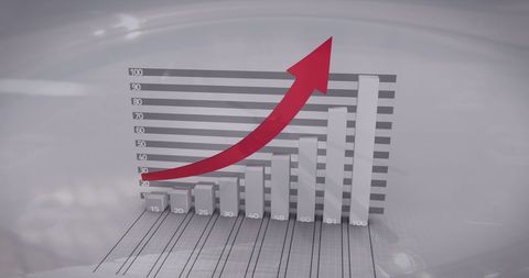 Graph Illustrating Positive Financial Growth - Download Free Stock Images Pikwizard.com