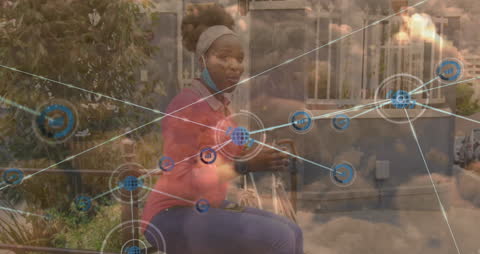 Digital Connectivity in Active Urban Lifestyle Concept