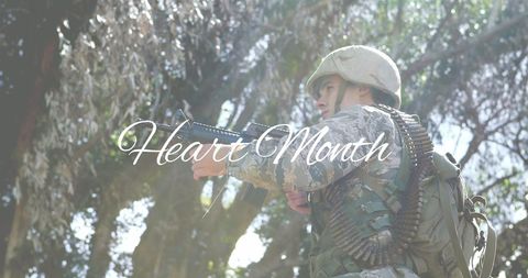 Military Soldier Prepared Amidst Forest Scenery - Download Free Stock Images Pikwizard.com