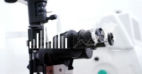 Cutting-edge microscope with advanced graphical overlays