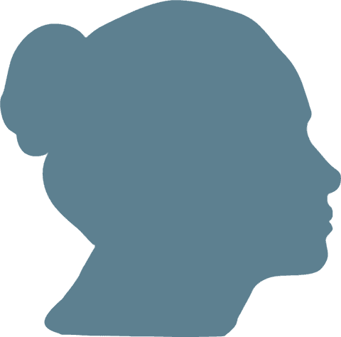 woman's profile silhouette on transparent background - Download Free Stock Videos Pikwizard.com