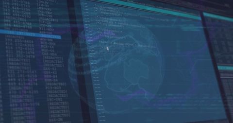 Digital Analysis of Financial Data on Blue and Purple Monitors - Download Free Stock Images Pikwizard.com