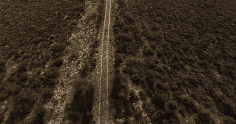 transparent path amidst shrubland terrain from above - Download Free Stock Videos Pikwizard.com