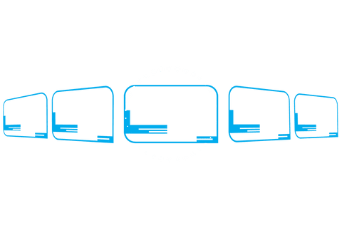 transparent abstract blue rectangles illustration mockup - Download Free Stock Videos Pikwizard.com