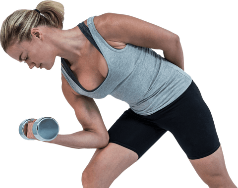 transparent muscular woman exercising with dumbbells - Download Free Stock Videos Pikwizard.com