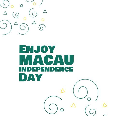 Macau Independence Day Celebration Greeting Card - Download Free Stock Templates Pikwizard.com