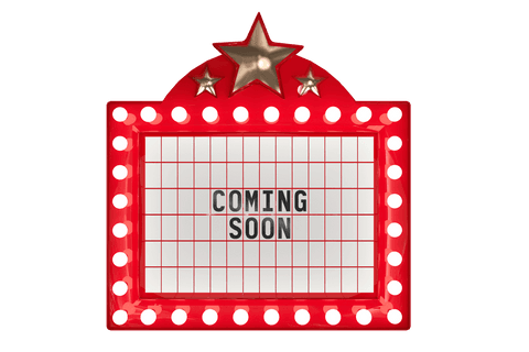 red vintage cinema marquee with coming soon text on transparent background - Download Free Stock Videos Pikwizard.com