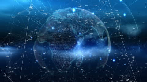 Digital Earth and Network Data Visualization