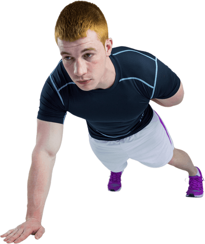 muscular male athlete doing one-hand push ups transparent background - Download Free Stock Videos Pikwizard.com