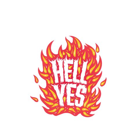 fiery hell yes text on transparent background for bold expressions - Download Free Stock Videos Pikwizard.com