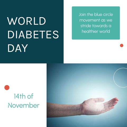 World Diabetes Day Healthcare Awareness Concept - Download Free Stock Templates Pikwizard.com