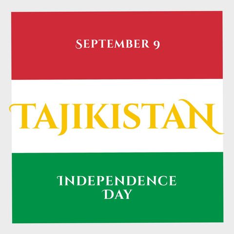 Tajikistan Independence Day Illustration on National Flag - Download Free Stock Templates Pikwizard.com