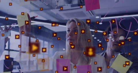 Creative Team Collaborating on Social Media Strategy Insights