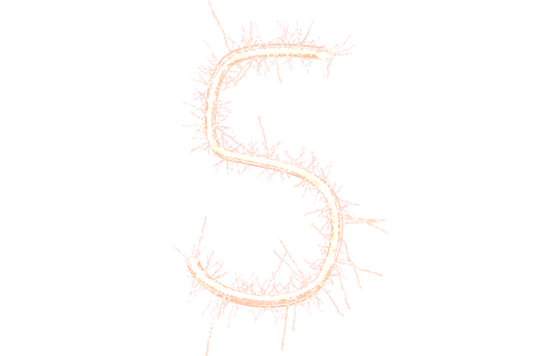 letter s vector with abstract pink design on transparent background - Download Free Stock Videos Pikwizard.com