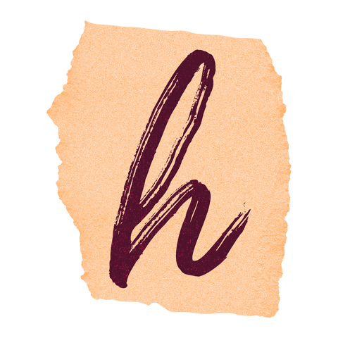 handpainted letter h on torn peach paper with transparent background - Download Free Stock Videos Pikwizard.com