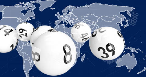 Global Data Processing with Numbered Spheres on World Map