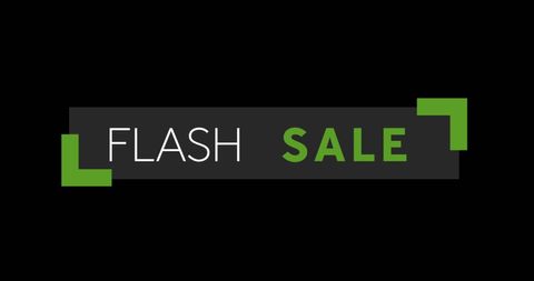 flash sale event banner with green and white text - Download Free Stock Images Pikwizard.com