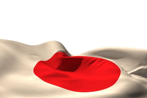 Japan Flag Waving on Transparent Background - Download Free Stock Videos Pikwizard.com