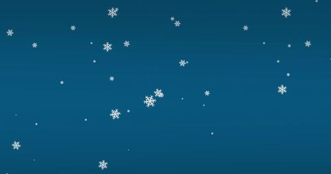 Winter Snowflakes on Calm Blue Background - Download Free Stock Images Pikwizard.com