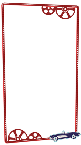film strip frame transparent background with retro car design - Download Free Stock Videos Pikwizard.com