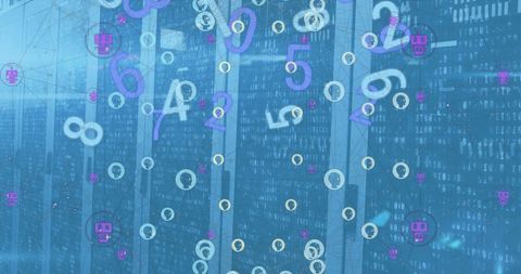 Abstract Data Flow and Networking in Modern Server Room - Download Free Stock Images Pikwizard.com