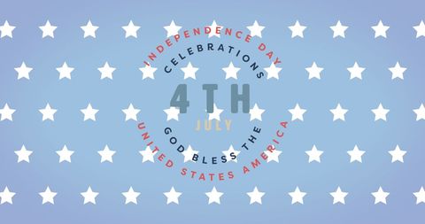 Independence Day Celebration Background with Stars and Text - Download Free Stock Images Pikwizard.com