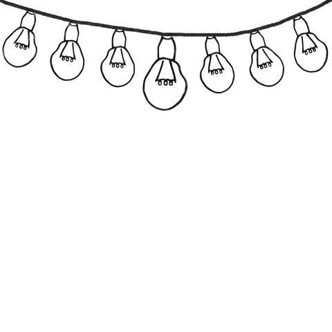 transparent light bulb garland illustration for festive decoration - Download Free Stock Videos Pikwizard.com