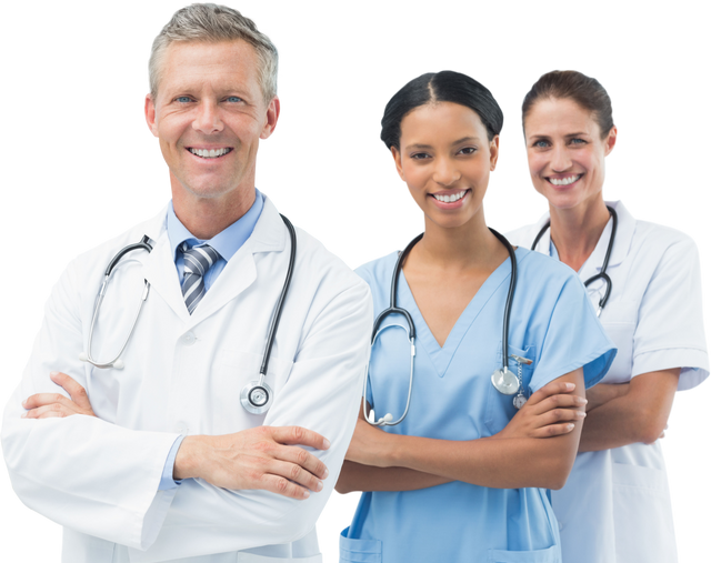 Portrait of Smiling Doctors and Nurses in Transparent Background - Download Free Stock Videos Pikwizard.com