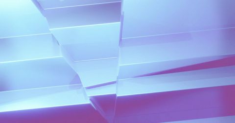 Futuristic Metal Folded Structures with Dynamic Lighting - Download Free Stock Images Pikwizard.com