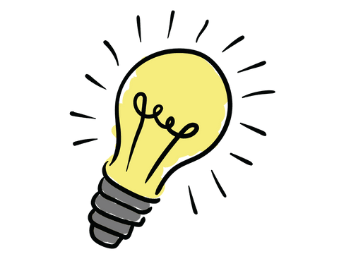 transparent hand-drawn yellow light bulb illustration - Download Free Stock Videos Pikwizard.com