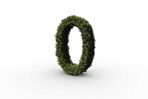 transparent grass textured 0 number over gray surface - Download Free Stock Videos Pikwizard.com