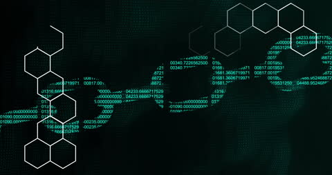 Abstract Data Processing with Chemical Formula Animation