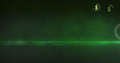 digital green gradient with currency symbols animation - Download Free Stock Images Pikwizard.com