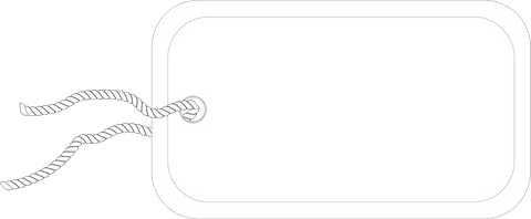 Blank Tag with Twine Vector on Transparent Background - Download Free Stock Videos Pikwizard.com