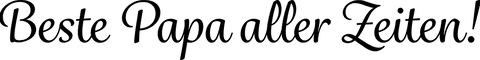 Beste papa aller zeiten text on transparent background celebration design