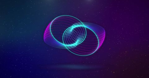 abstract circles with dna strand elements on abstract background - Download Free Stock Images Pikwizard.com