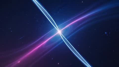 Futuristic Cosmic Energy Explosion in Outer Space