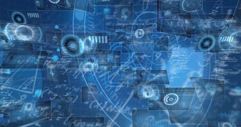 Advanced Data Processing and Digital Interface Concept - Download Free Stock Images Pikwizard.com
