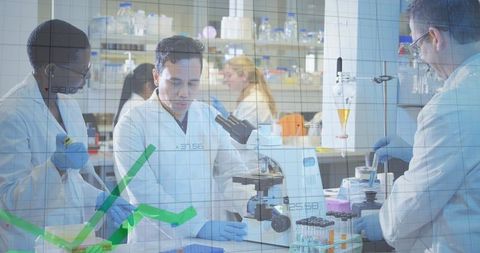 Scientists Researching Virus Samples in Modern Laboratory - Download Free Stock Images Pikwizard.com