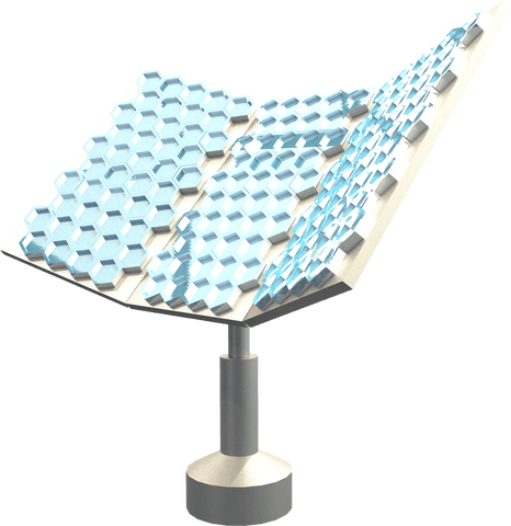 transparent hexagonal solar panel on stand for eco innovations - Download Free Stock Videos Pikwizard.com