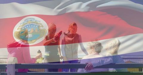 Women's outdoor fitness social at waterfront fusion