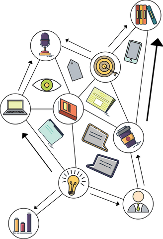 Transparent Business Concept Illustration with Mixed Icons - Download Free Stock Videos Pikwizard.com